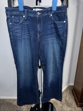 Women's Dark Blue Denim Jeans